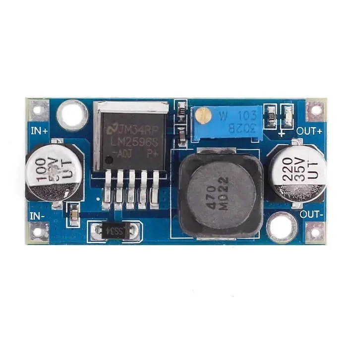 LM2596 Ayarlanabilir Voltaj Düşürücü Regülatör Kartı (4-35V ile 1.25-30V)