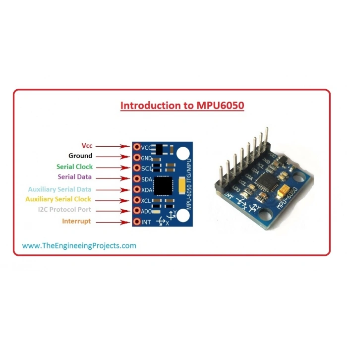 MPU6050 GYRO Sensör (ivme ve açı ölçer)
