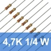 10 adet 4.7k Direnç (1/4 Watt)