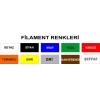 3D Kalem Yazıcı için 10 renk 30 metre (10 x 3 metre) PLA Filament
