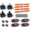 4 adet MT2204 2300Kv Fırçasız Motor CW/CCW + 5045 Pervane + 20A Esc