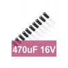 5 adet 470 uF 16V Kondansatör