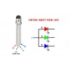 5 adet 5mm RGB Led (Ortak Anot)