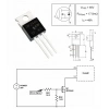 IRFZ44 N KANAL MOSFET - 55V 49A Mosfet - TO220