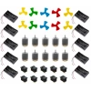 Motor Pervane Set 10 lu (Motor Pervane 2Li Pil Yuvası (Pil Kutusu) ON-OFF Anahtar)
