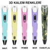 PEMBE 3D Kalem Yazıcı+25 renk 250 metre(25x10metre) PLA Filament