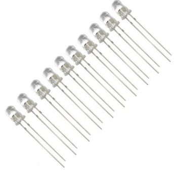 10 adet 5mm Beyaz Led