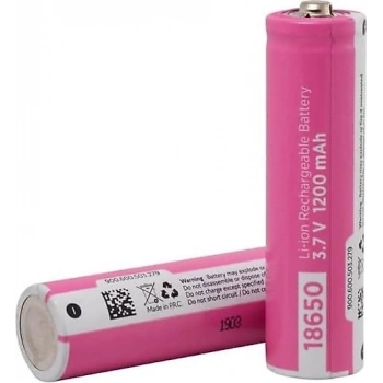 18650 1200 mah Şarj Edilebilir Li-ion Pil (Lityum iyon 1S-3.7V 1200 mah)