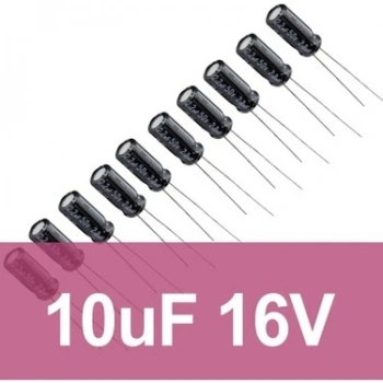 5 adet 10 uF 16V Kondansatör