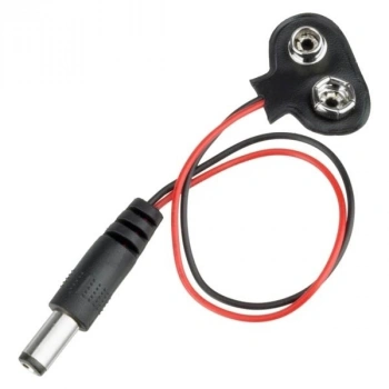 9V Pil Başlığı (Arduino Uyumlu Soketli)