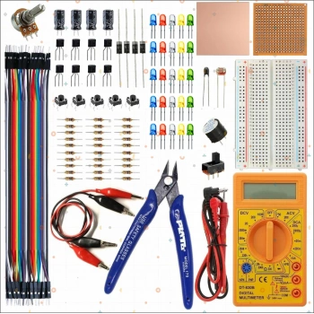BREADBOARD TEMEL ELEKTRONİK SETİ +DT830D MULTİMETRE + YANKESKİ