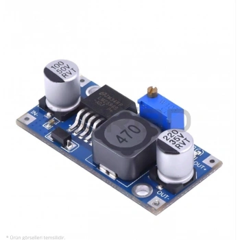 LM2596 Ayarlanabilir Voltaj Düşürücü Regülatör Kartı (4-35V ile 1.25-30V)