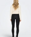 ONLANNE K MID WAIST COATED PNT NOOS Suni Deri Kadın Pantalon