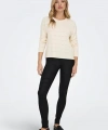 ONLANNE K MID WAIST COATED PNT NOOS Suni Deri Kadın Pantalon