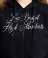 DEFACTO Kadın Kapüşonlu Baskılı Fermuarlı Sweatshirt