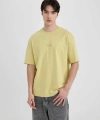 DEFACTO Erkek %100 Pamuk Comfort Regular Fit T-shirt