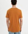 DEFACTO Bisiklet Yaka Baskılı Kısa Kollu T-shirt