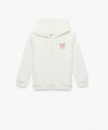 KOTON Kız Bebek Uzun Kollu Kapşonlu Pamuklu Şardonlu Sweatshirt