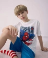 Defacto Erkek Çocuk %100 Pamuklu Baskılı Beli Lastikli Pijama Takımı