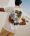 DEFACTO Regular Fit Bisiklet Yaka Sırt Baskılı Kısa Kollu T-Shirt