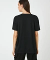 KOTON Kadın Payetli Yazı Baskılı T-shirt