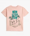 KOTON Baskılı Pembe Erkek Çocuk T-Shirt