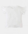 DEFACTO Kız Bebek Bisiklet Yaka Çiçekli Kısa Kollu T-shirt