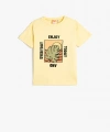 KOTON Erkek Bebek Kısa Kollu Bisiklet Yaka Pamuklu T-shirt