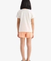 DEFACTO Kız Çocuk %100 Pamuklu Baskılı Beli Lastikli Pijama Takımı