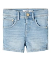 NAME IT Kız Çocuk Pamuklu Mini Denim Şort