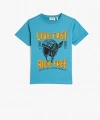 KOTON Kısa Kollu Bisiklet Yaka Pamuklu T-shirt