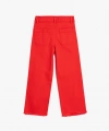 KOTON Kız Çocuk Bol Paça Cepli Pamuklu Wide Leg Jean