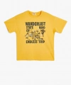 KOTON Erkek Çocuk Yaz Temalı Kısa Kollu Bisiklet Yaka Pamuklu T-shirt