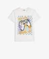 KOTON Erkek Çocuk Baskı Detaylı Kısa Kollu Bisiklet Yaka Pamuklu T-shirt