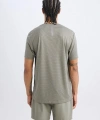 DEFACTO Erkek Slim Fit Dar Kesim Bisiklet Yaka Baskılı Sporcu Kısa Kollu Tişört