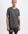 DEFACTO Erkek Slim Fit Dar Kesim Bisiklet Yaka Baskılı Sporcu Kısa Kollu Tişört