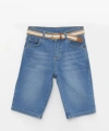 LC Waikiki Erkek Çocuk Basic Jean Roller ve Kemer