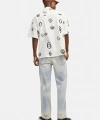JACK & JONES Erkek Desenli Oversize Gömlek