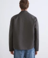LC Waikiki Erkek Siyah Deri Görünümlü Ceket