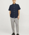 Jack & Jones Erkek Dokuma Kısa Kollu Gömlek