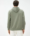 KOTON Kadın Oversize Uzakdoğu İşlemeli Kanguru Cep Detaylı Şardonlu Hoodie