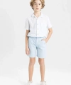 DEFACTO Erkek Çocuk Cepli Basic Düz Gabardin Şort