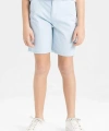 DEFACTO Erkek Çocuk Cepli Basic Düz Gabardin Şort