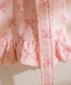 LC Waikiki Pembe Fiyonk Baskılı Kadın Bornoz