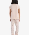 DEFACTO Kız Çocuk %100 Pamuklu Anime Baskılı Pijama Takımı