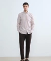 LC Waikiki Kahverengi Regular Fit Çizgili Erkek Gömlek