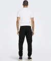 Only & Sons Erkek Lastikli Paça Siyah Kargo Pantolon