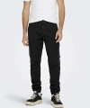 Only & Sons Erkek Lastikli Paça Siyah Kargo Pantolon