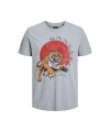 Jack & Jones Erkek Baskılı Tişört