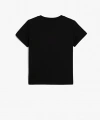 Koton Erkek Çocuk Pamuklu Kısa Kollu Bisiklet Yaka Siyah T-Shirt